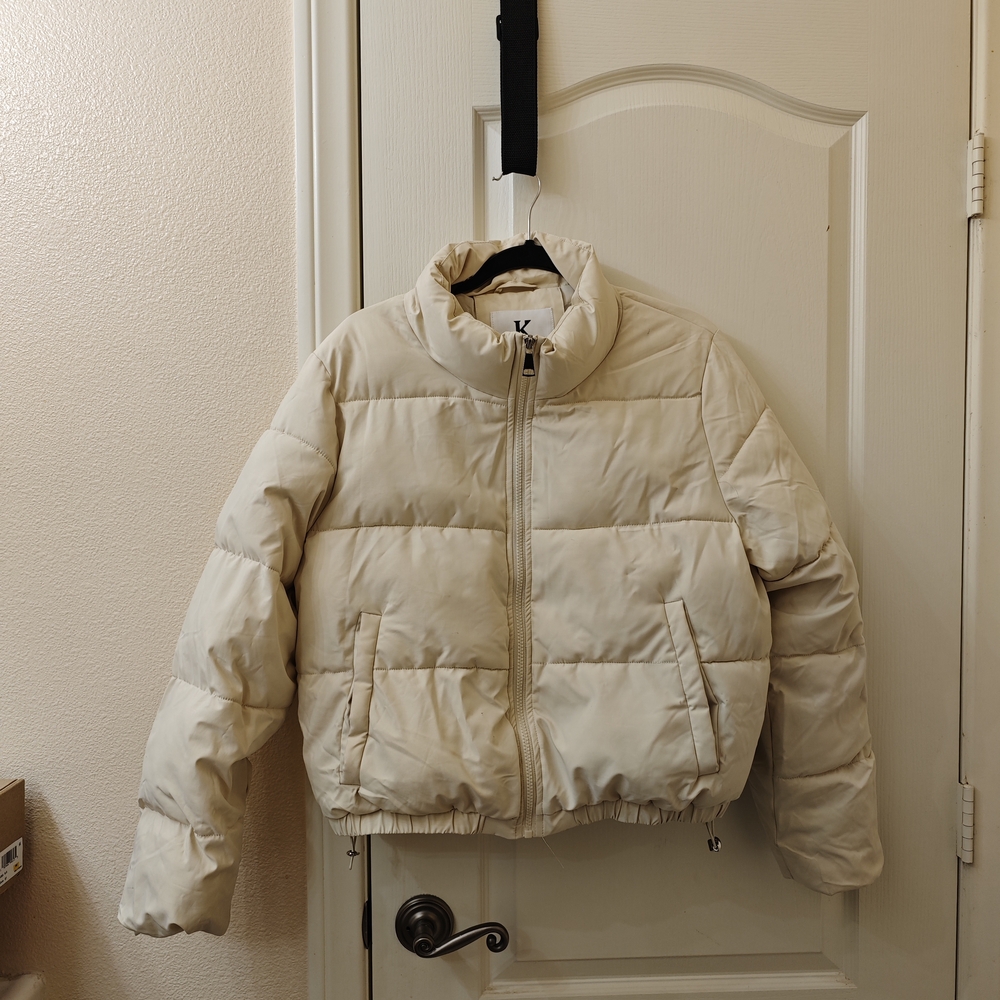 Cream Puffer Jacket